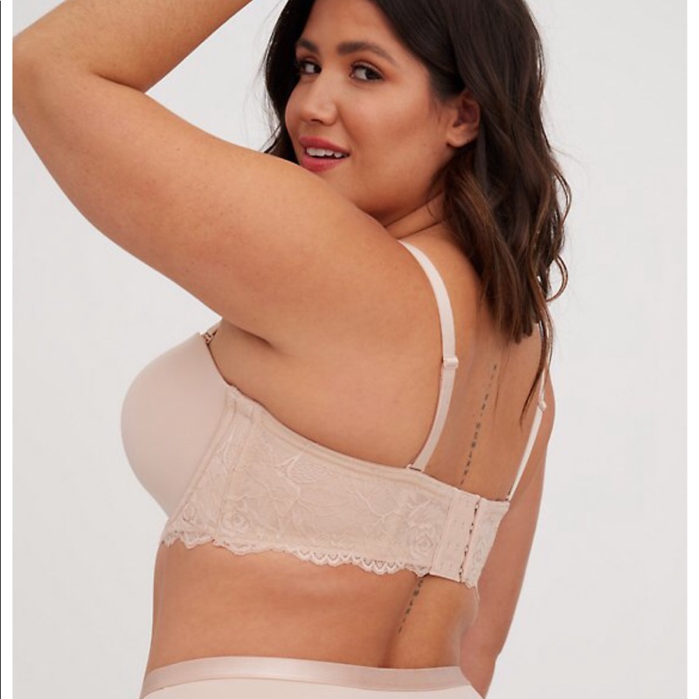 Torrid Curve Microfiber Push-Up Bra Multi-Way Euc - image 3